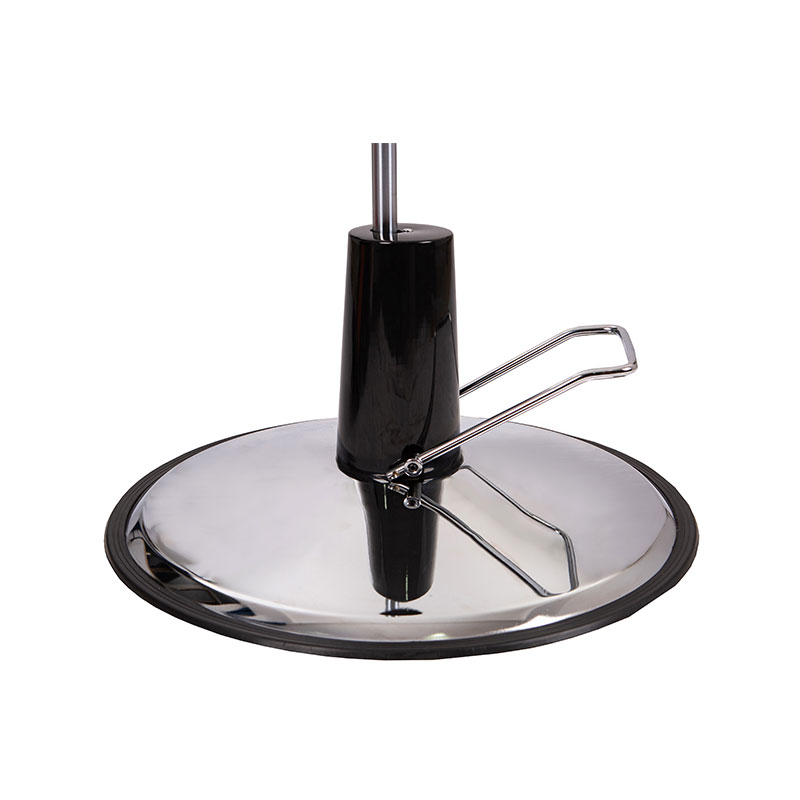 Pompa hitam hidrolik kursi tukang cukur HZ02D dengan alas