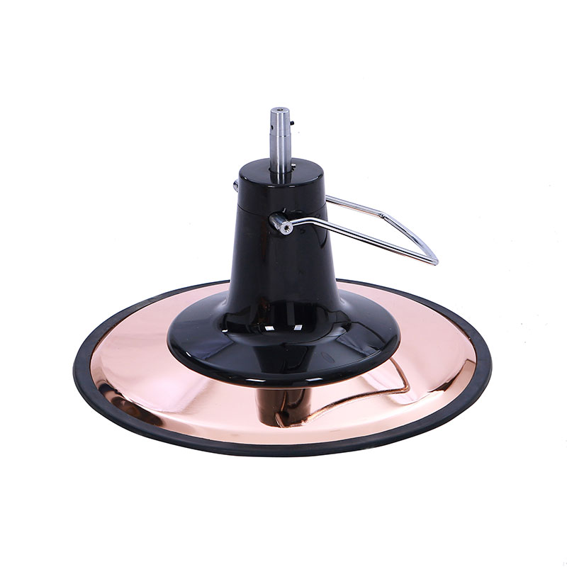 Pompa hidrolik kursi tukang cukur antik HZ22PB dengan dasar rose gold