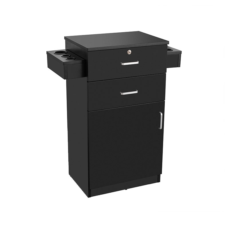 HZ2023 Stasiun salon kayu dengan kunci untuk penata rambut penata rambut