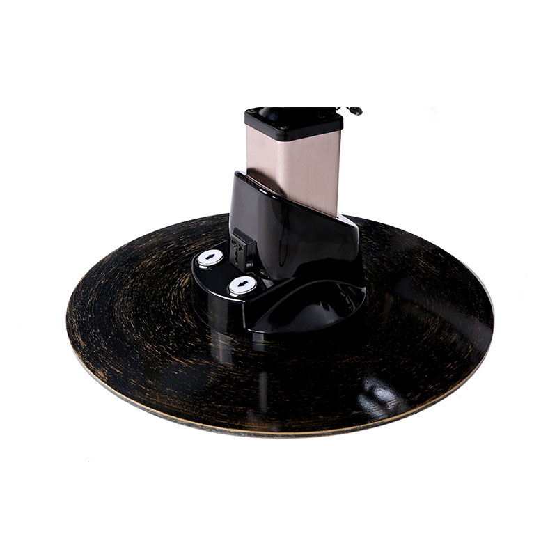 Pompa hidrolik kursi Salon HZ23 dengan alas hitam