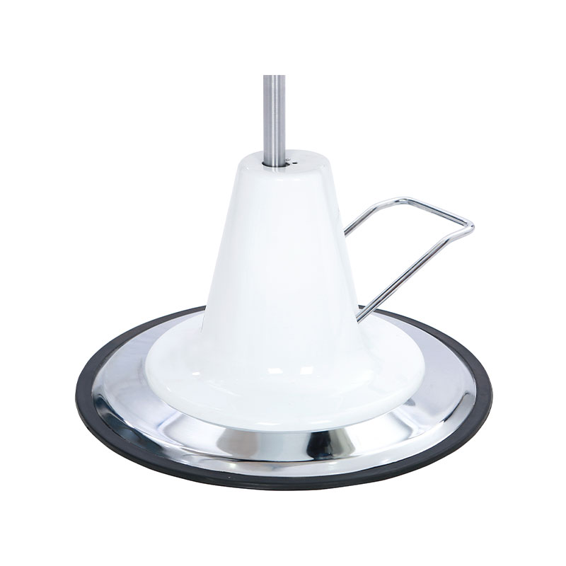 Pompa hidrolik kursi tukang cukur antik HZ25 dengan alas berlapis perak