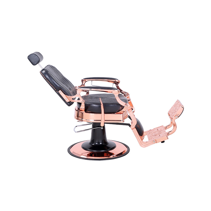 HZ87127 Kursi tukang cukur sandaran kepar persegi sandaran hidrolik tugas berat gaya Vintage