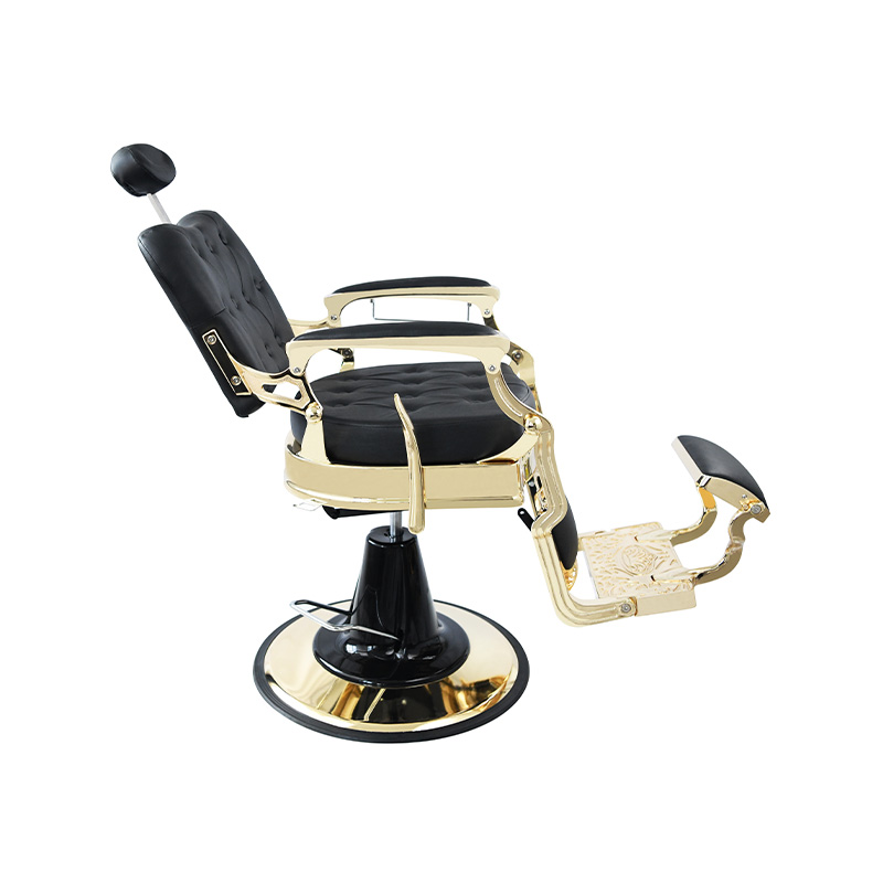 HZ8799F Kursi tukang cukur sandaran persegi hidrolik tugas berat gaya Vintage