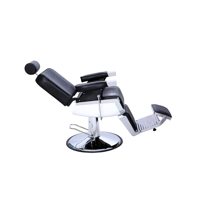 HZ8740BK / HZ8740BR / HZ8740RD / HZ8740BW / HZ8740RW Kursi tukang cukur klasik berbaring hidrolik merah