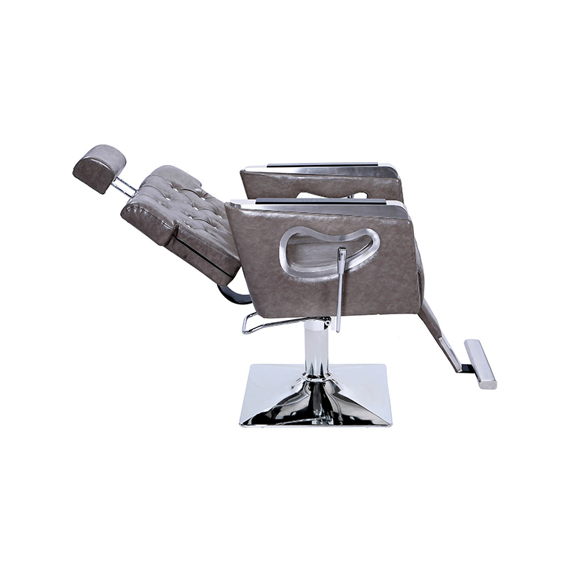 HZ87111GY / HZ87111WT / HZ87111PK / HZ87111BR / HZ87111 Kursi Salon Berbaring Tugas Berat, Kursi Penataan Vintage untuk Penata Rambut