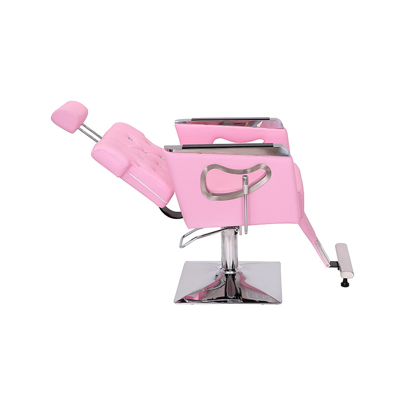 HZ87111GY / HZ87111WT / HZ87111PK / HZ87111BR / HZ87111 Kursi Salon Berbaring Tugas Berat, Kursi Penataan Vintage untuk Penata Rambut