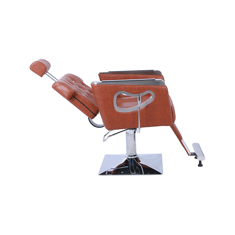 HZ87111GY / HZ87111WT / HZ87111PK / HZ87111BR / HZ87111 Kursi Salon Berbaring Tugas Berat, Kursi Penataan Vintage untuk Penata Rambut