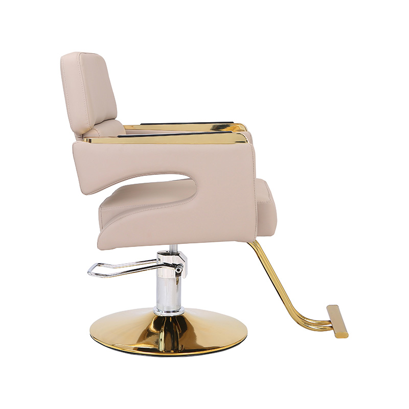 HZ88202/HZ88202BK Kursi rambut penata hidrolik hitam/abu-abu