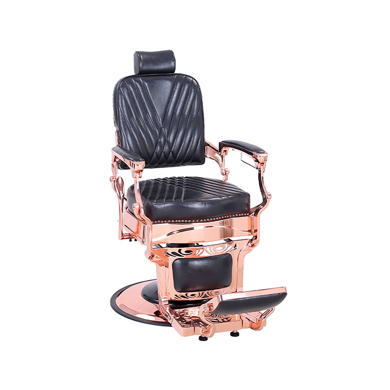 HZ87127 Kursi tukang cukur sandaran kepar persegi sandaran hidrolik tugas berat gaya Vintage