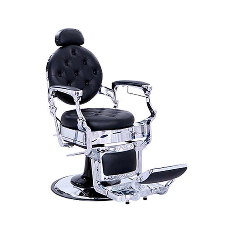 HZ8799SL Kursi tukang cukur peralatan salon tata rambut bingkai perak