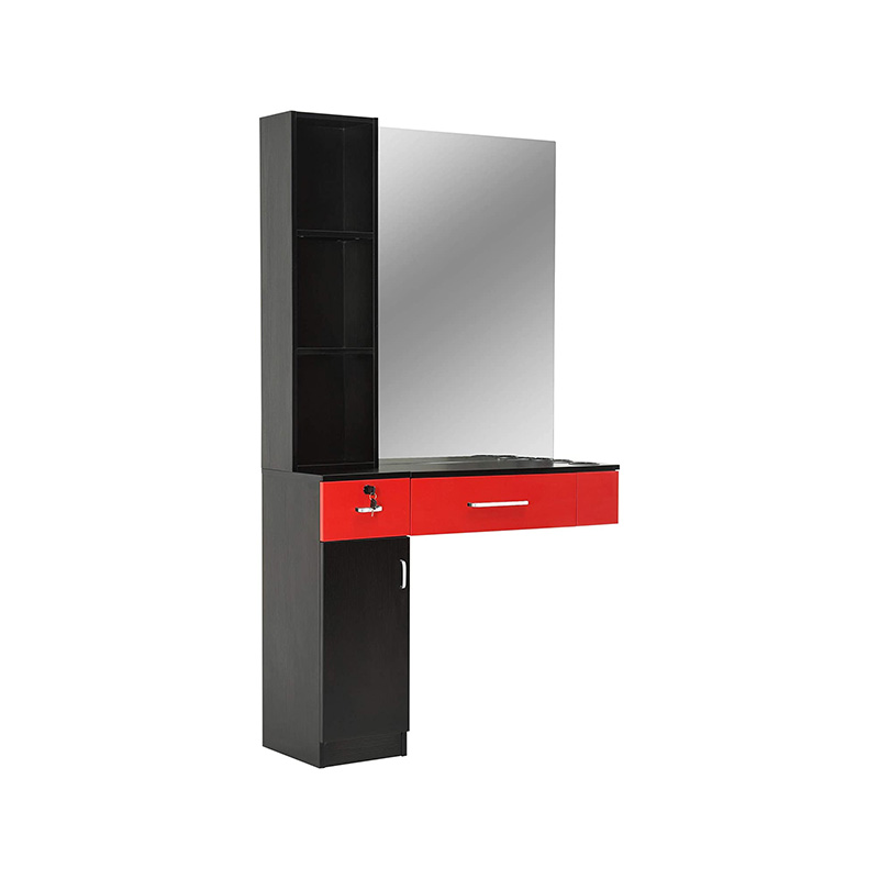 HZ3036BK /HZ3036RB / HZ3036WH Cermin & kabinet penataan meja rias modern