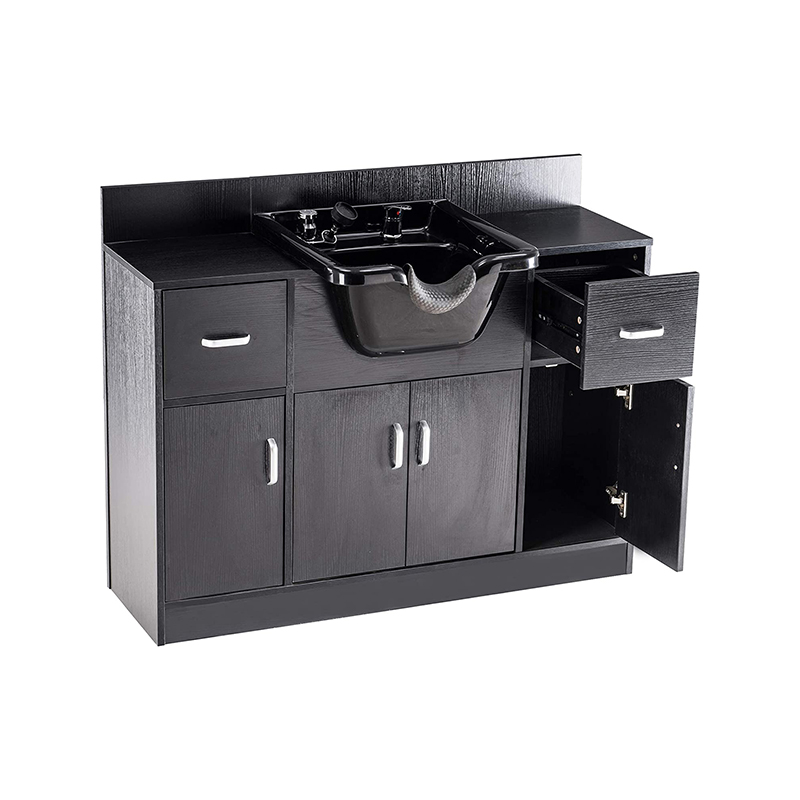 Kabinet kecantikan salon spa HZ5024 dengan penyemprot keran