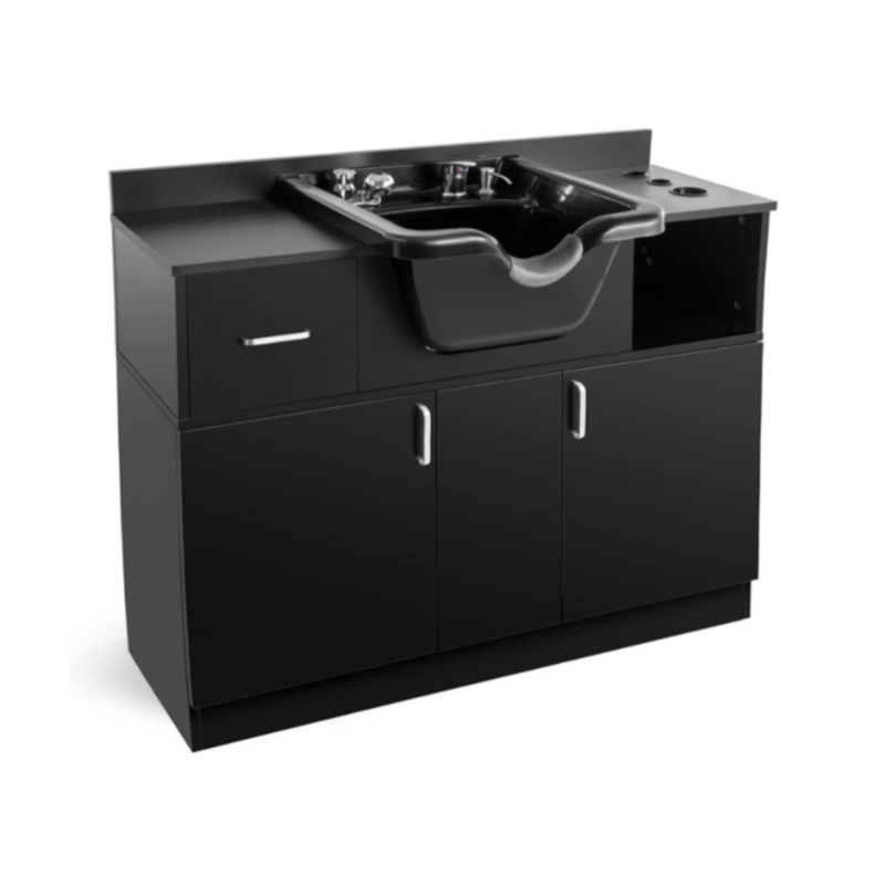 HZ901 Stasiun wastafel backwash sampo multifungsi dengan mangkuk sampo